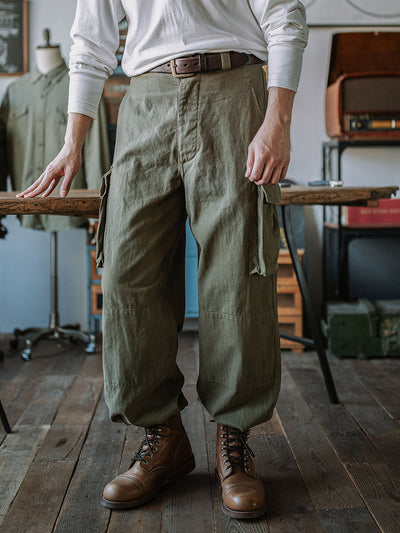 FRENCH ARMY M-47 HBT TROUSERS