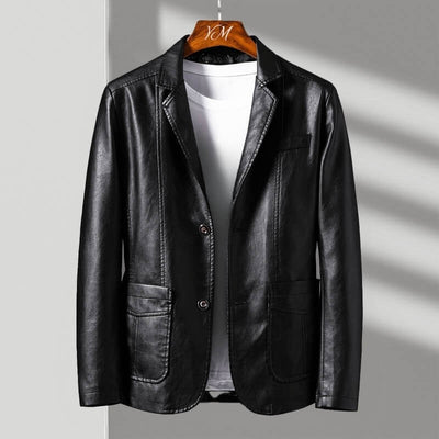 ALESSANDRO LEATHER BLAZER