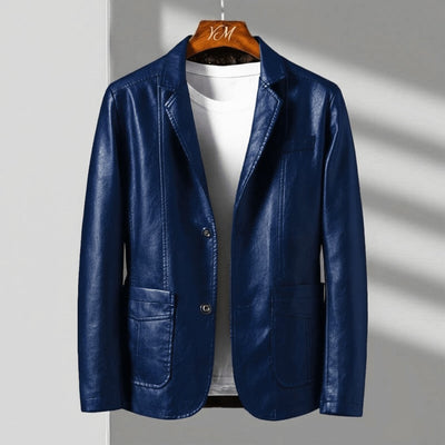 ALESSANDRO LEATHER BLAZER